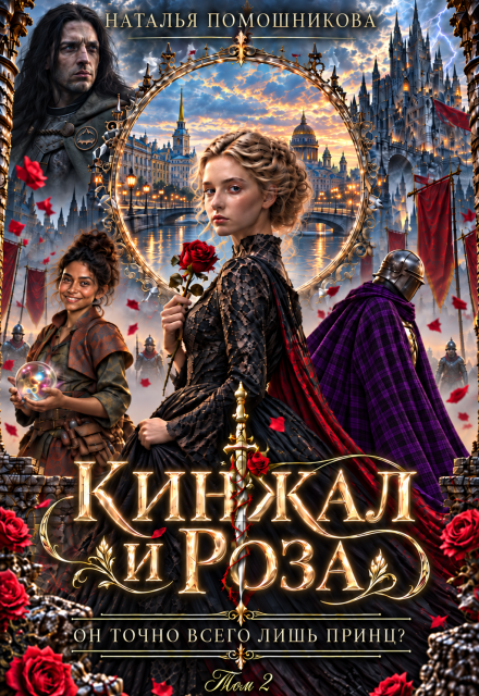 Обложка: Он точно всего лишь принц? Том 2: Кинжал и роза